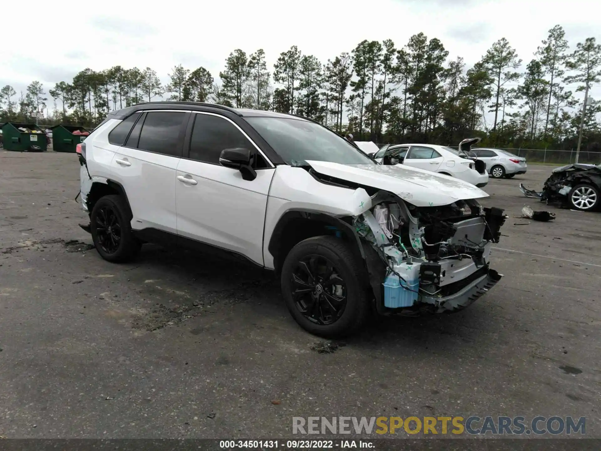 1 Photograph of a damaged car 2T3E6RFV9NW031486 TOYOTA RAV4 2022