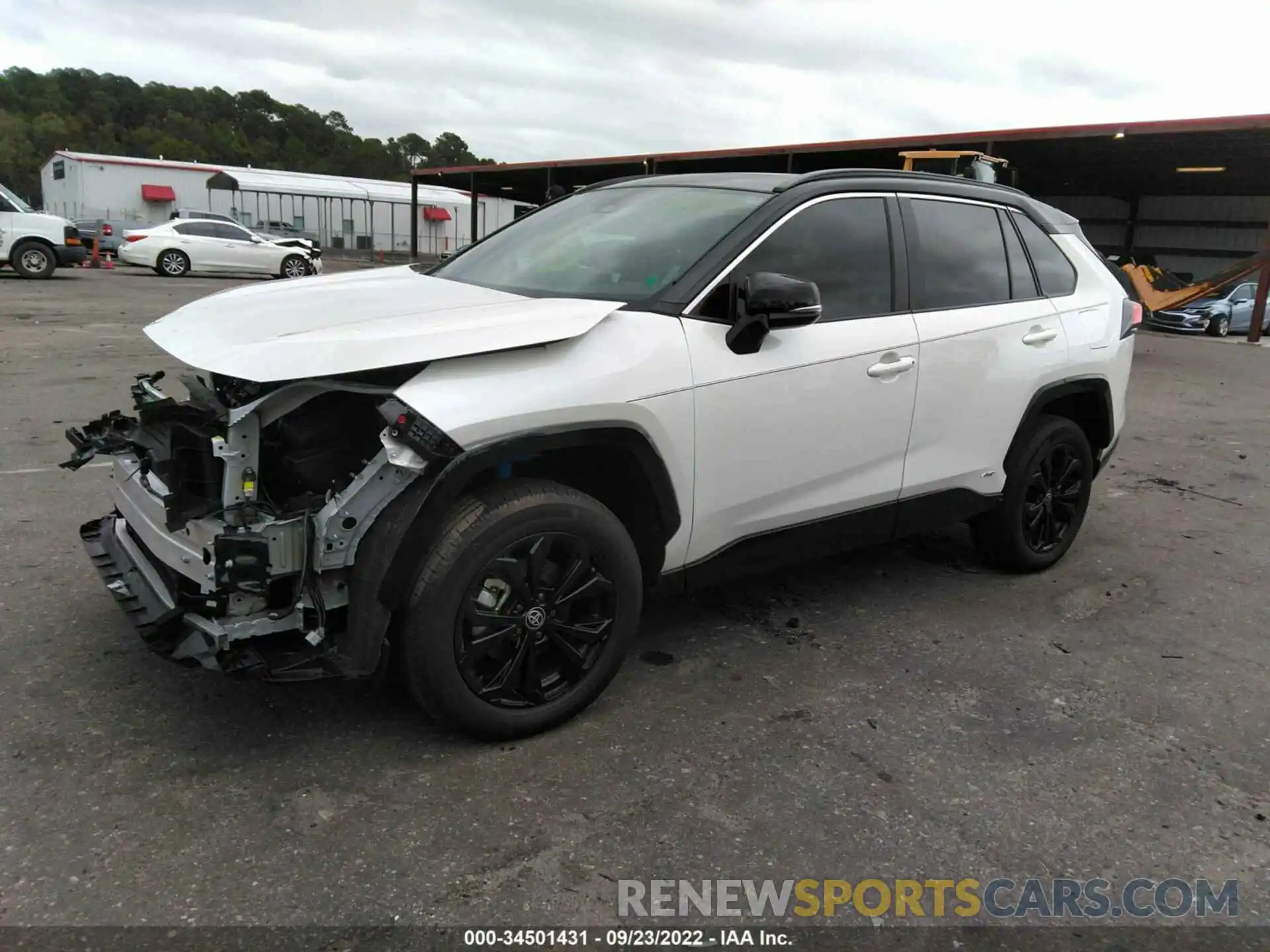 2 Photograph of a damaged car 2T3E6RFV9NW031486 TOYOTA RAV4 2022