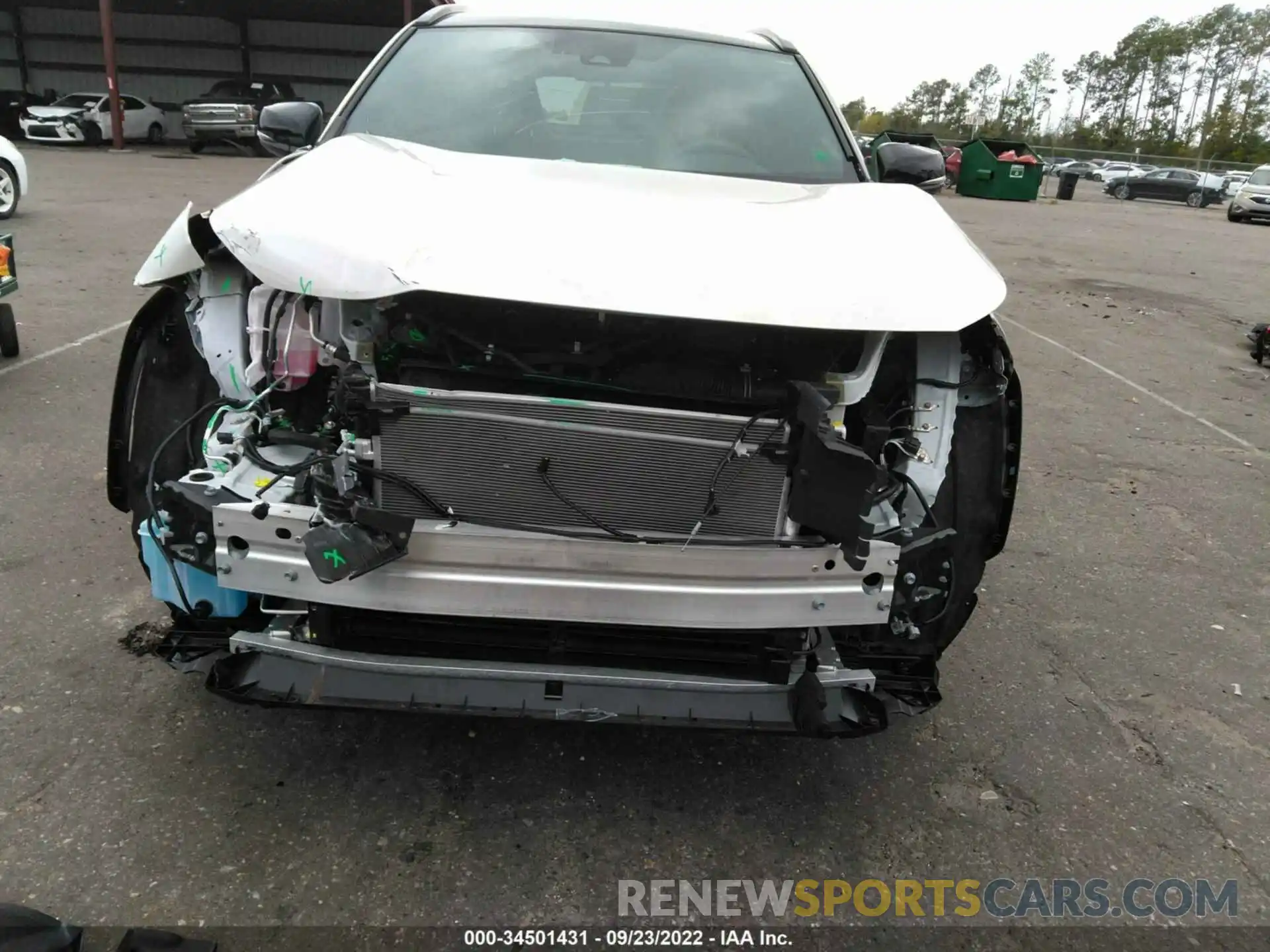 6 Photograph of a damaged car 2T3E6RFV9NW031486 TOYOTA RAV4 2022