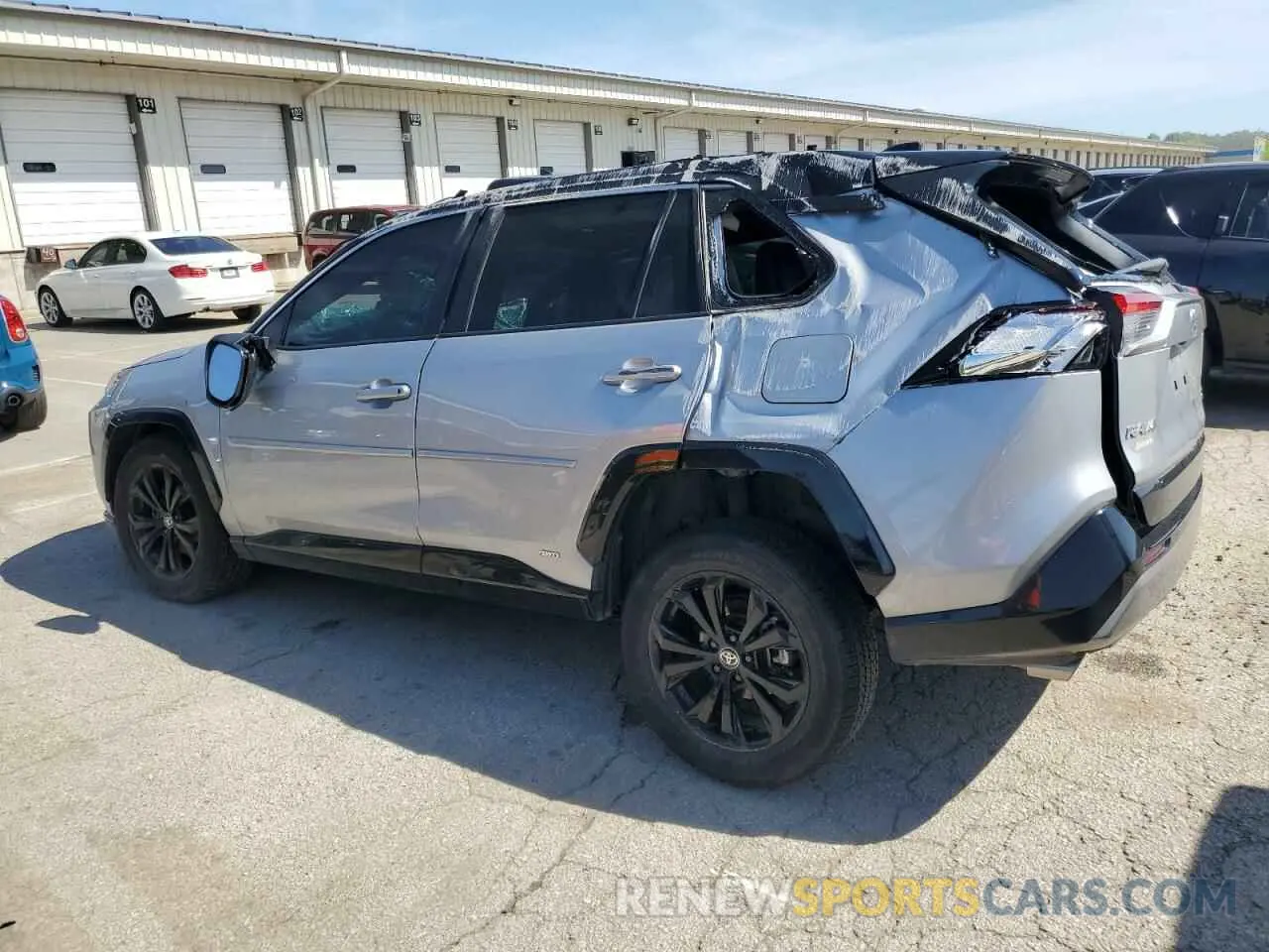 2 Photograph of a damaged car 2T3E6RFVXNW032033 TOYOTA RAV4 2022