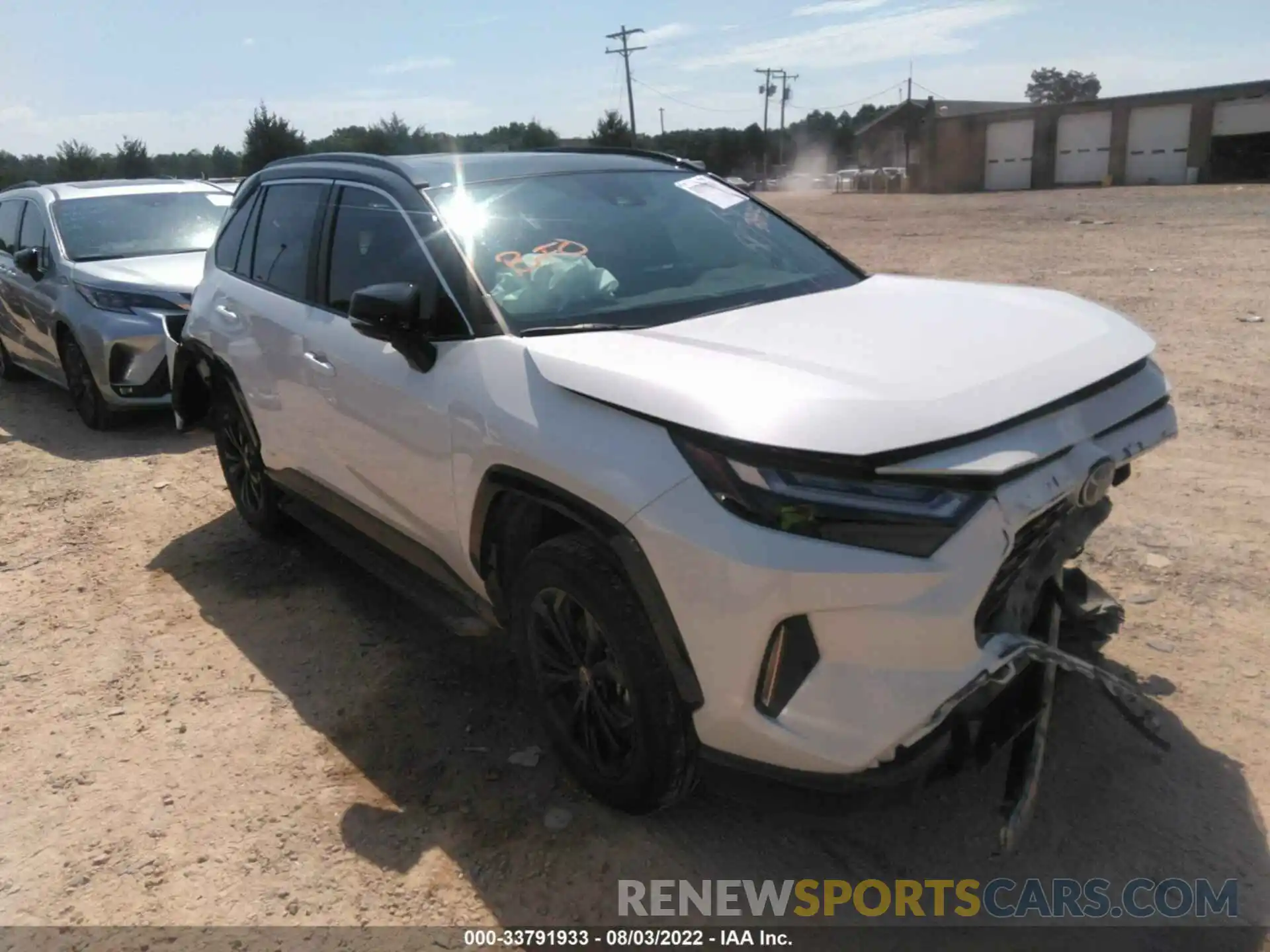 1 Photograph of a damaged car 2T3E6RFVXNW033845 TOYOTA RAV4 2022