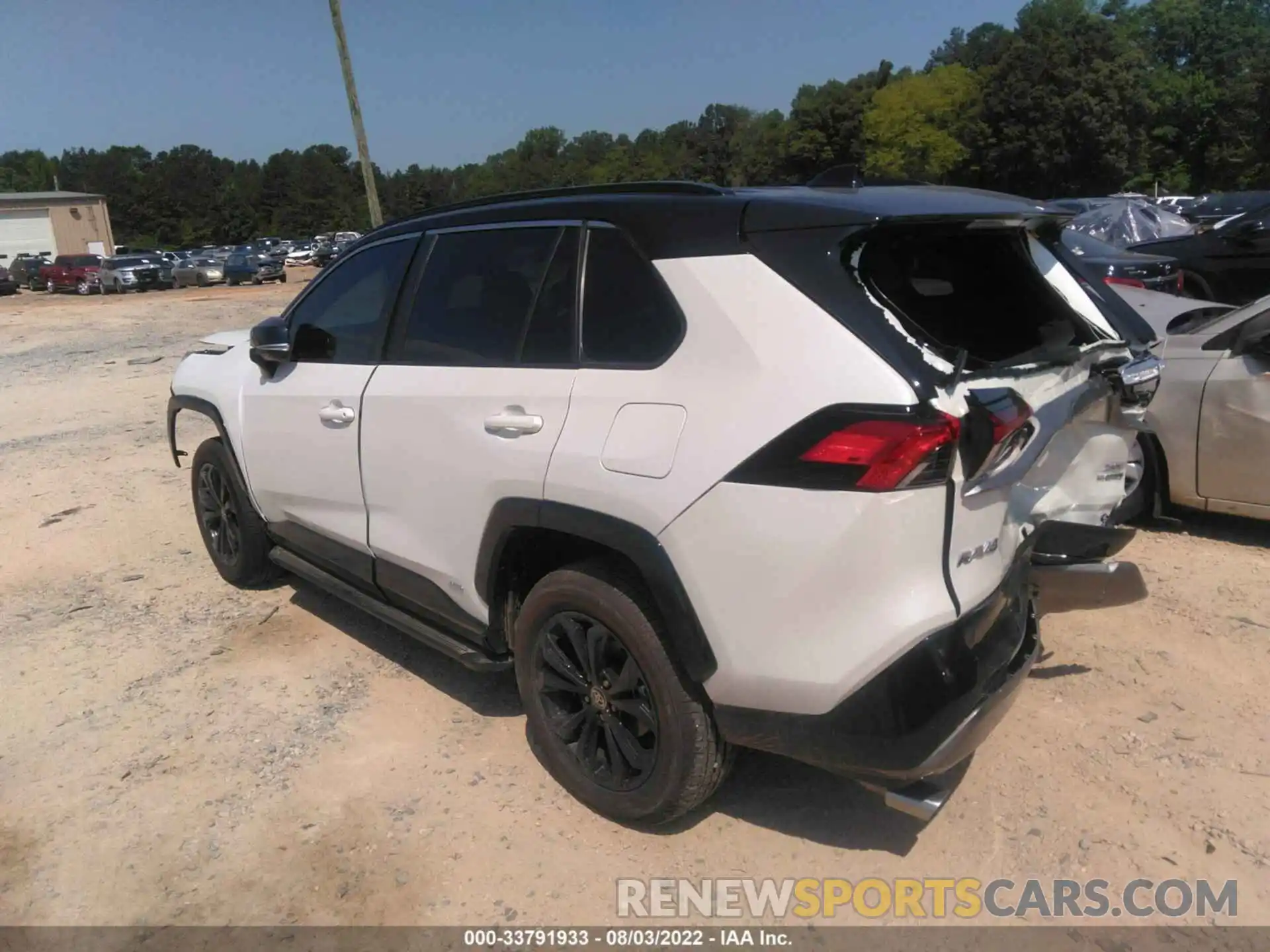 3 Photograph of a damaged car 2T3E6RFVXNW033845 TOYOTA RAV4 2022