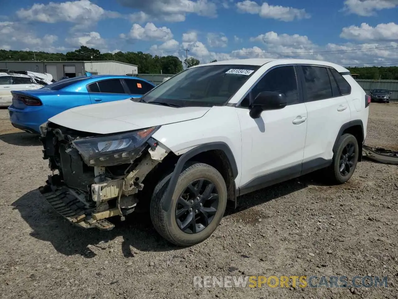1 Photograph of a damaged car 2T3F1RFV0NC280019 TOYOTA RAV4 2022