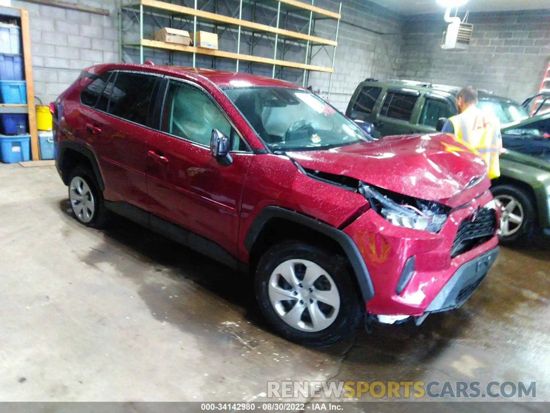 1 Photograph of a damaged car 2T3F1RFV0NW266412 TOYOTA RAV4 2022