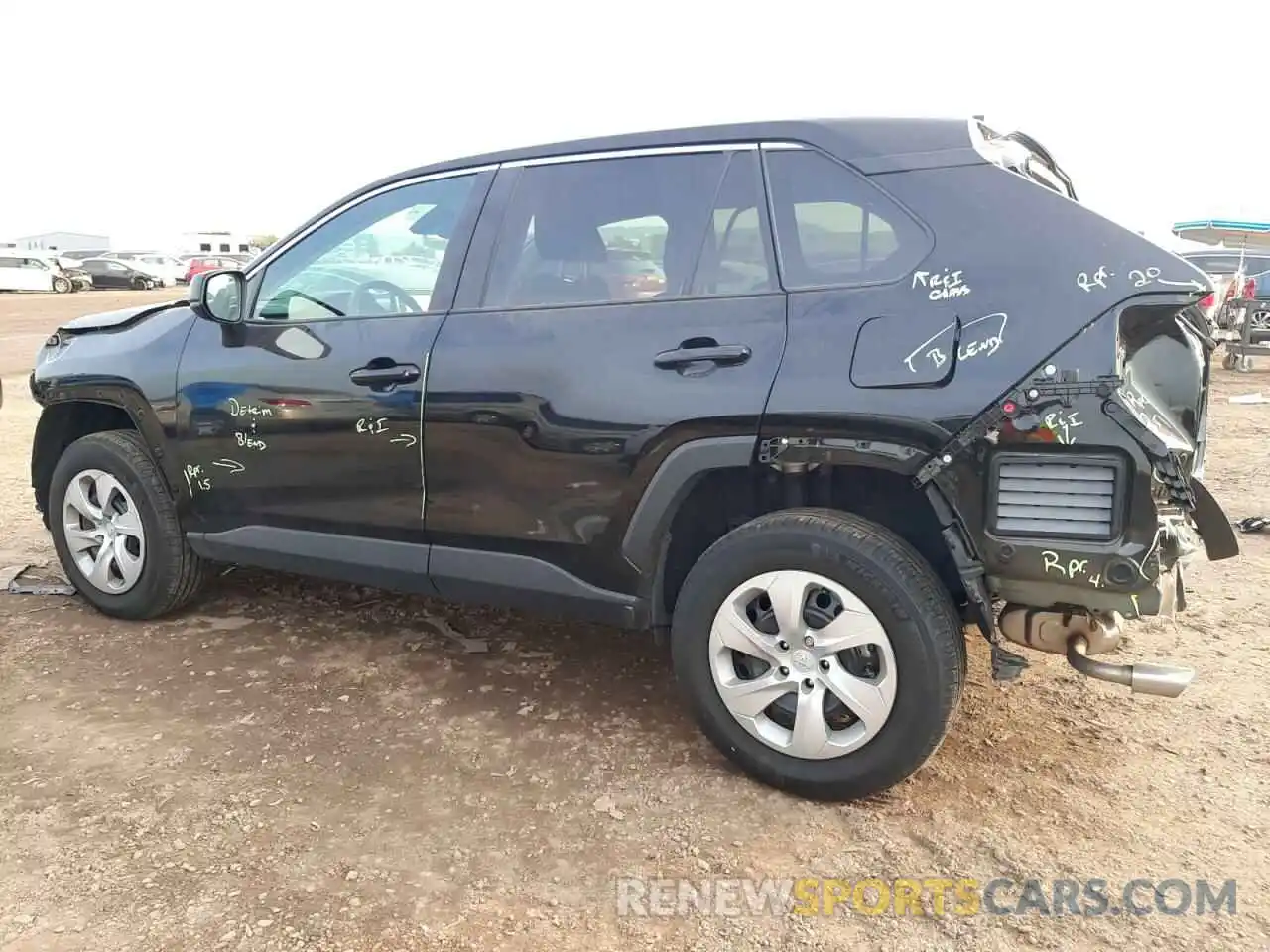 2 Photograph of a damaged car 2T3F1RFV0NW269035 TOYOTA RAV4 2022