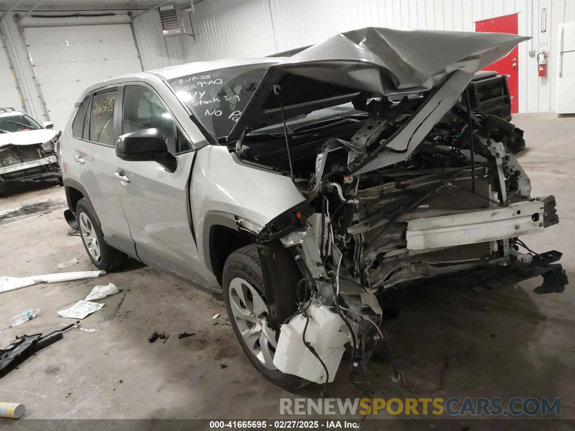 1 Photograph of a damaged car 2T3F1RFV2NW296768 TOYOTA RAV4 2022