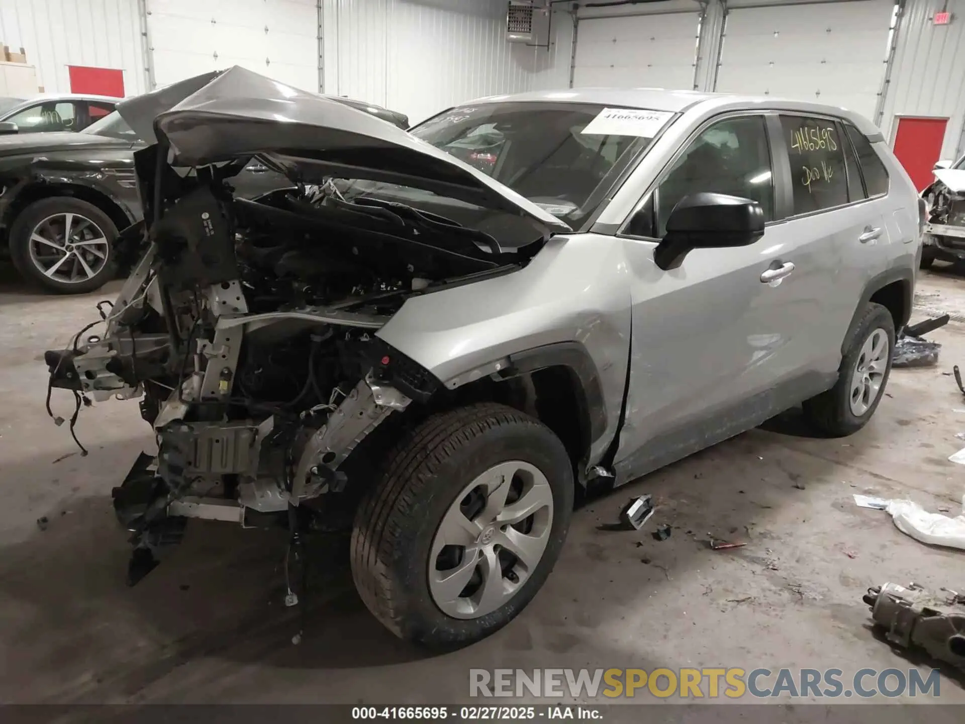 2 Photograph of a damaged car 2T3F1RFV2NW296768 TOYOTA RAV4 2022