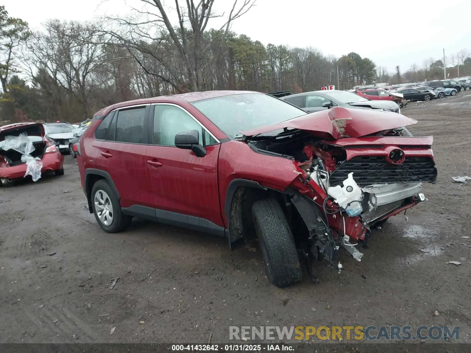 1 Photograph of a damaged car 2T3F1RFV2NW317652 TOYOTA RAV4 2022