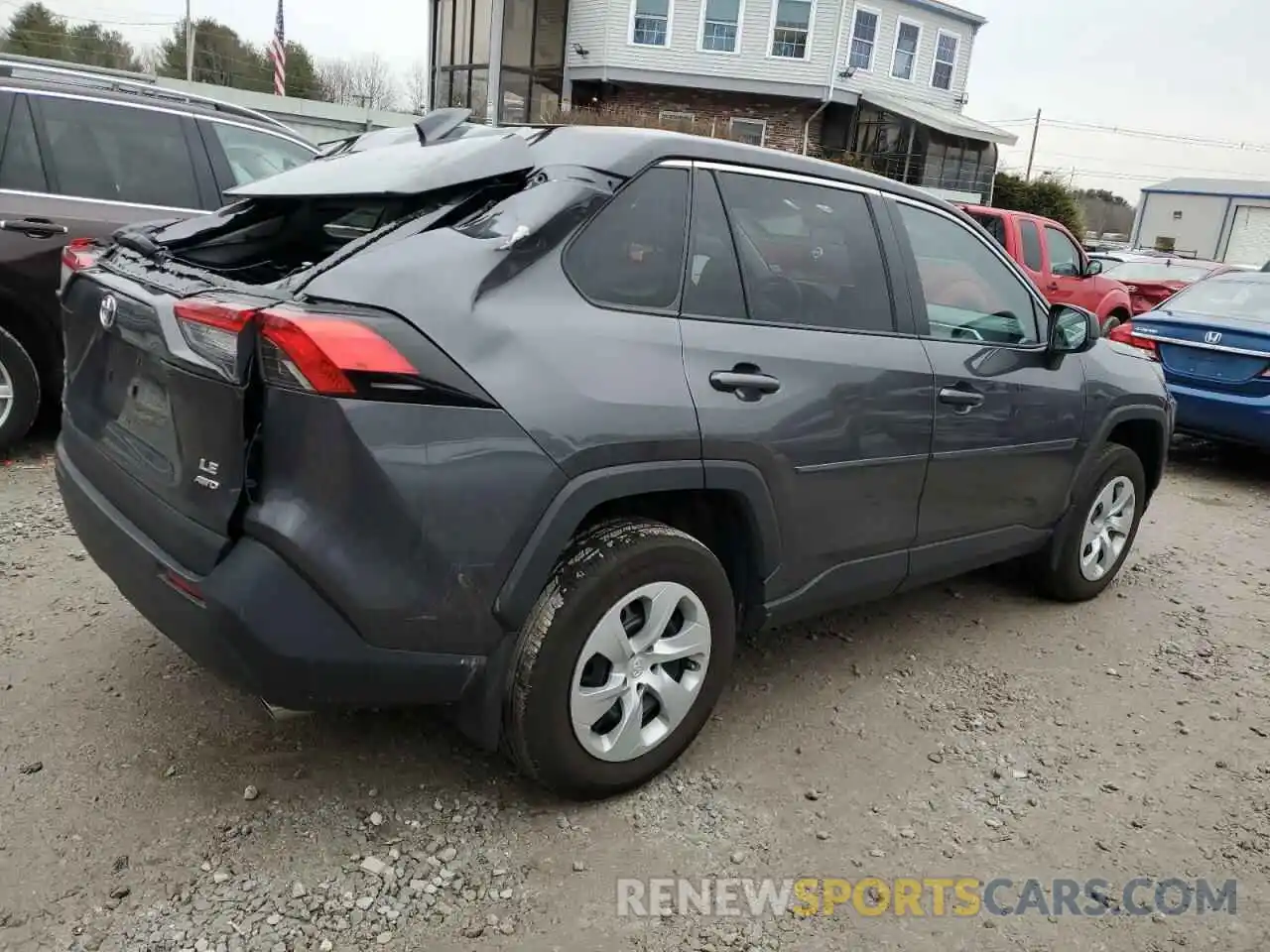 3 Photograph of a damaged car 2T3F1RFV3NC291659 TOYOTA RAV4 2022