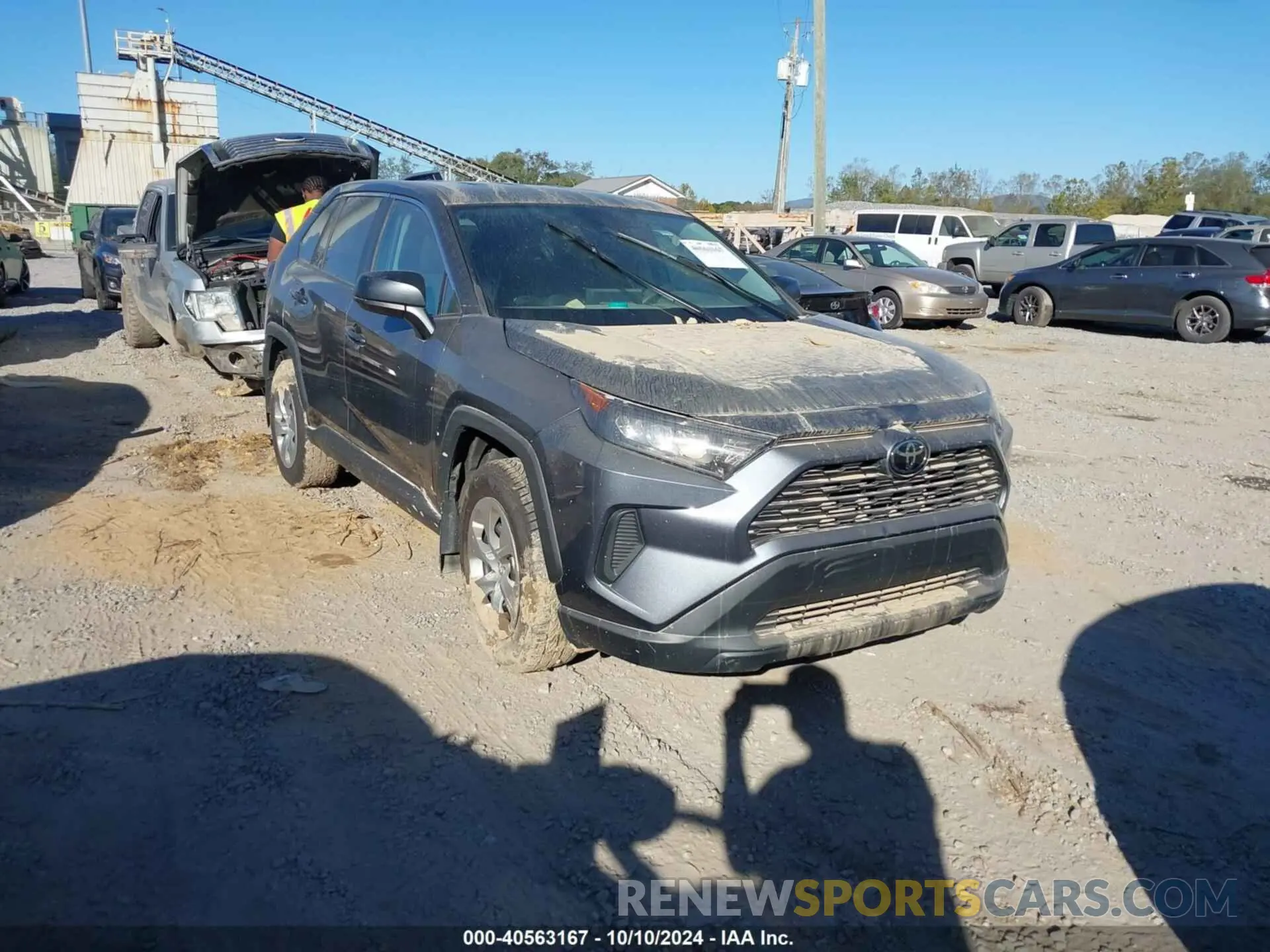 1 Photograph of a damaged car 2T3F1RFV3NW298206 TOYOTA RAV4 2022