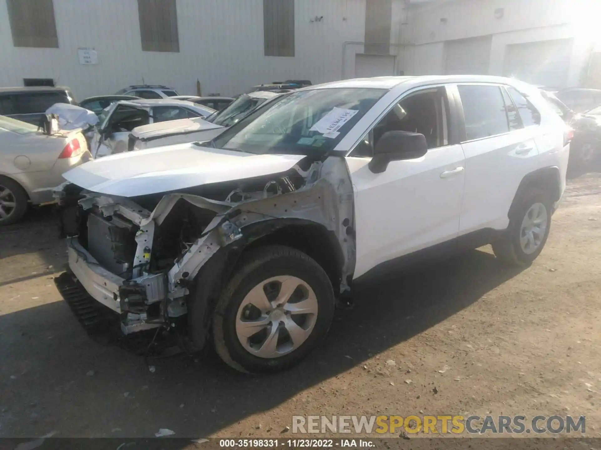 2 Photograph of a damaged car 2T3F1RFV4NC266530 TOYOTA RAV4 2022