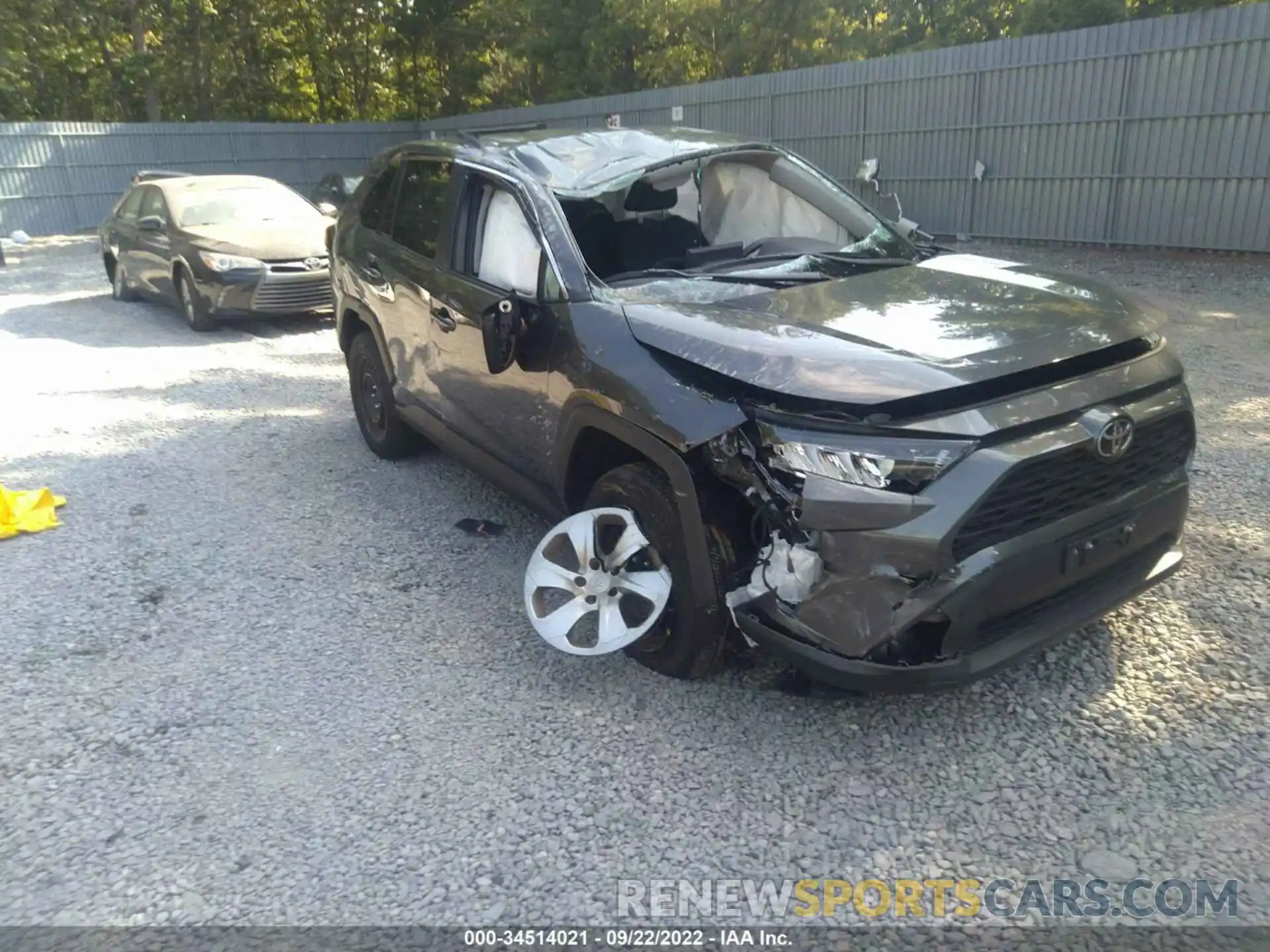 1 Photograph of a damaged car 2T3F1RFV4NC270433 TOYOTA RAV4 2022