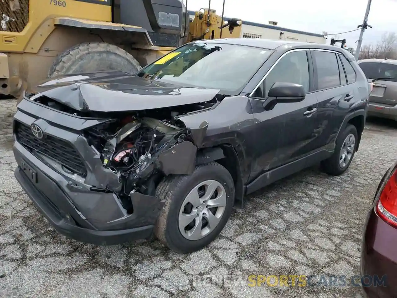 1 Photograph of a damaged car 2T3F1RFV4NC289872 TOYOTA RAV4 2022