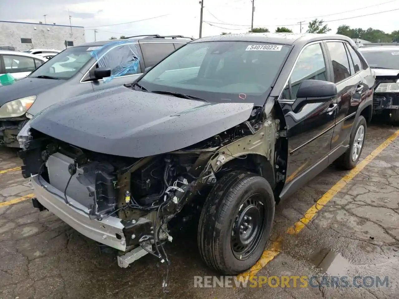 2 Photograph of a damaged car 2T3F1RFV5NW278958 TOYOTA RAV4 2022