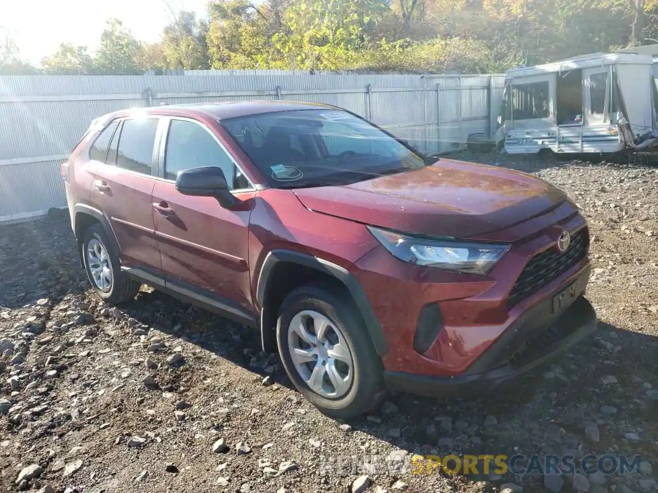 1 Photograph of a damaged car 2T3F1RFV5NW303101 TOYOTA RAV4 2022