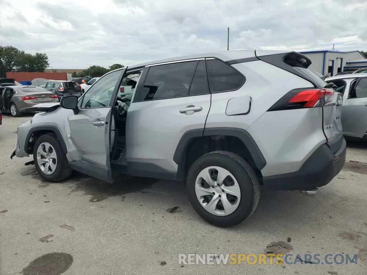 2 Photograph of a damaged car 2T3F1RFV6NW275244 TOYOTA RAV4 2022