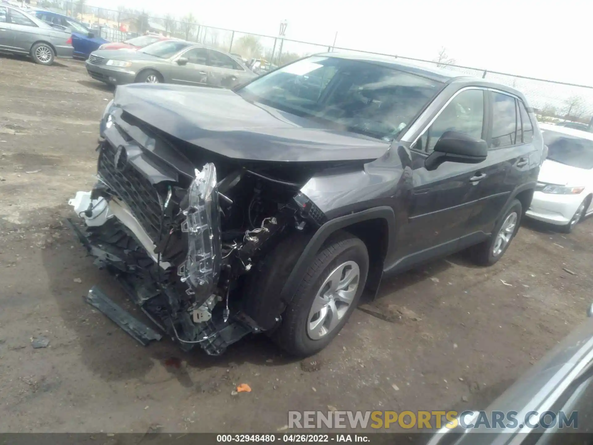 2 Photograph of a damaged car 2T3F1RFV7NC268966 TOYOTA RAV4 2022