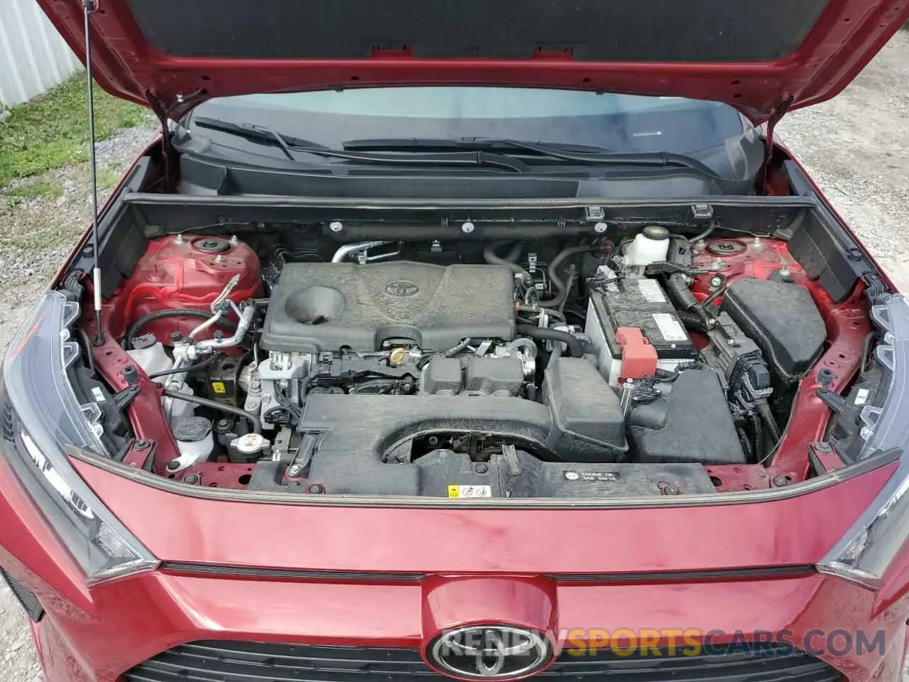 12 Photograph of a damaged car 2T3F1RFV7NW258534 TOYOTA RAV4 2022