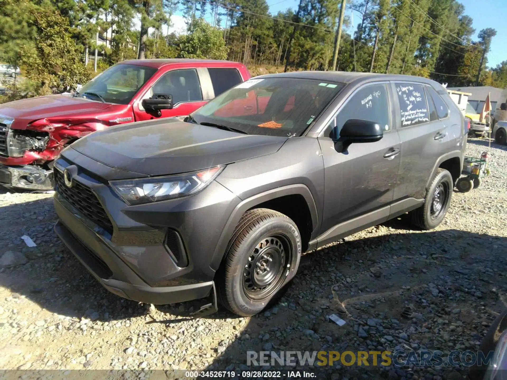 2 Photograph of a damaged car 2T3F1RFV7NW262650 TOYOTA RAV4 2022