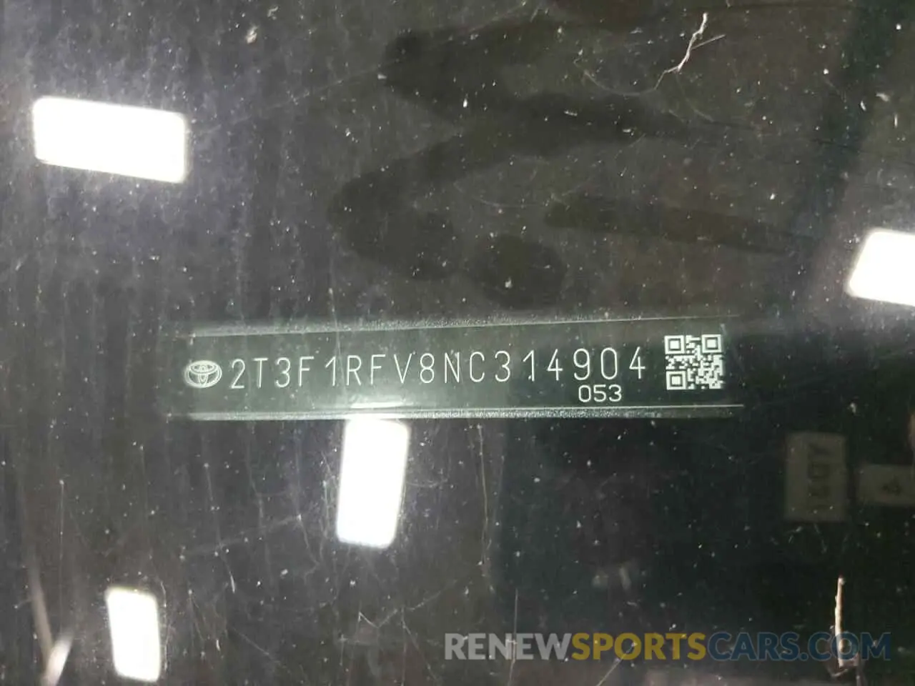 13 Photograph of a damaged car 2T3F1RFV8NC314904 TOYOTA RAV4 2022