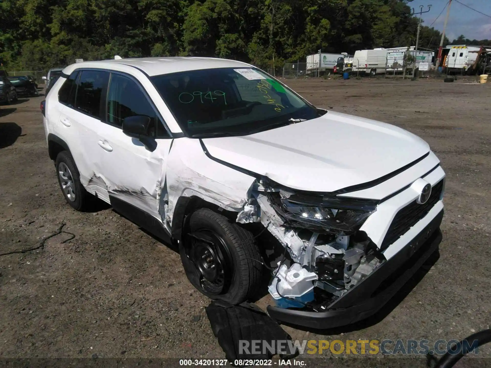 1 Photograph of a damaged car 2T3F1RFV9NC271805 TOYOTA RAV4 2022