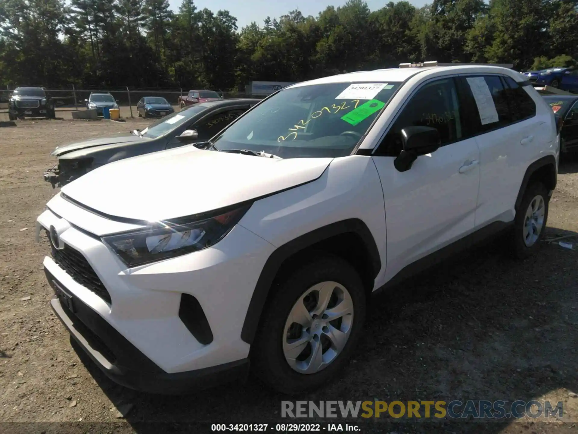 2 Photograph of a damaged car 2T3F1RFV9NC271805 TOYOTA RAV4 2022