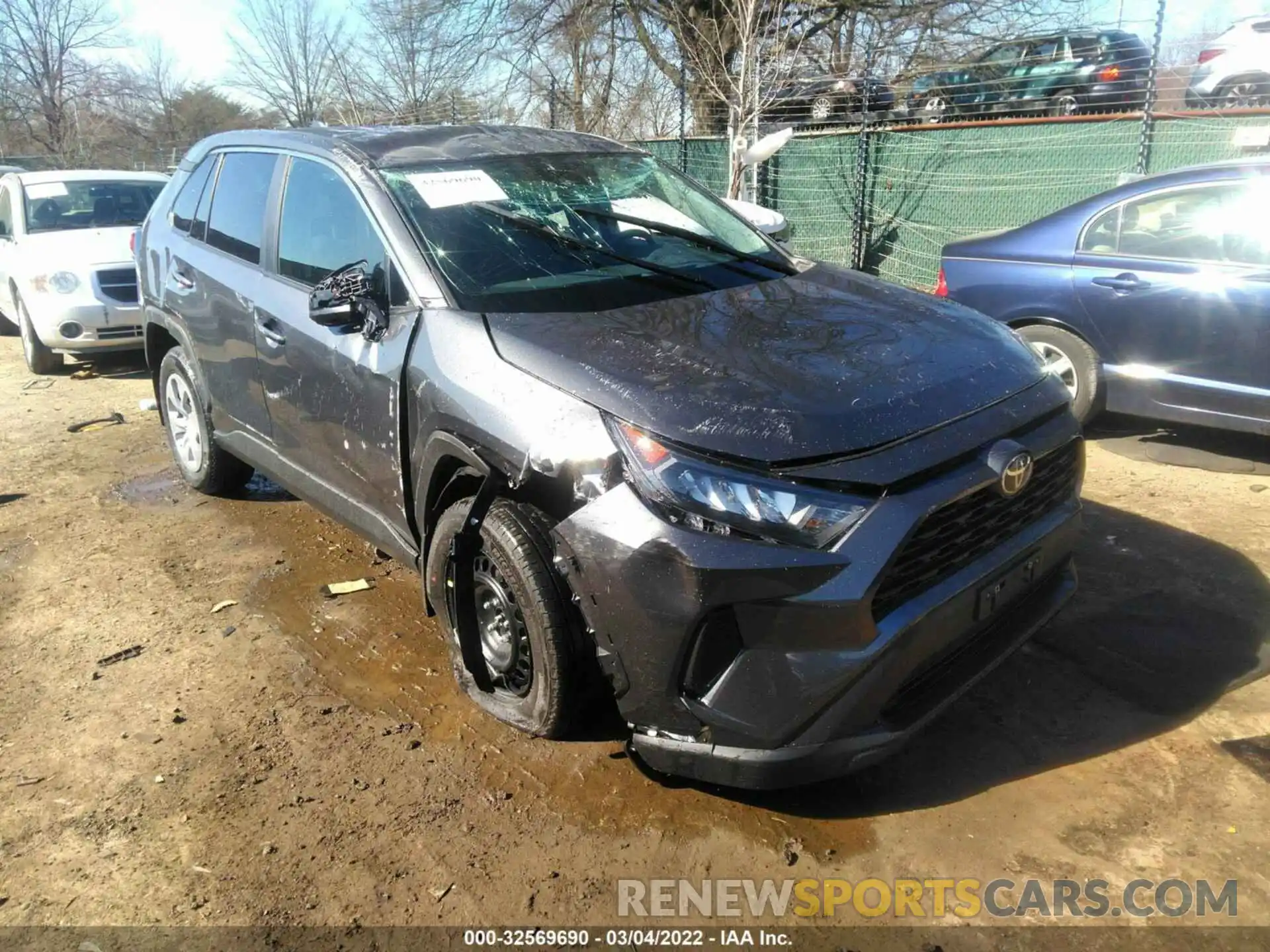 1 Photograph of a damaged car 2T3F1RFVXNC268234 TOYOTA RAV4 2022