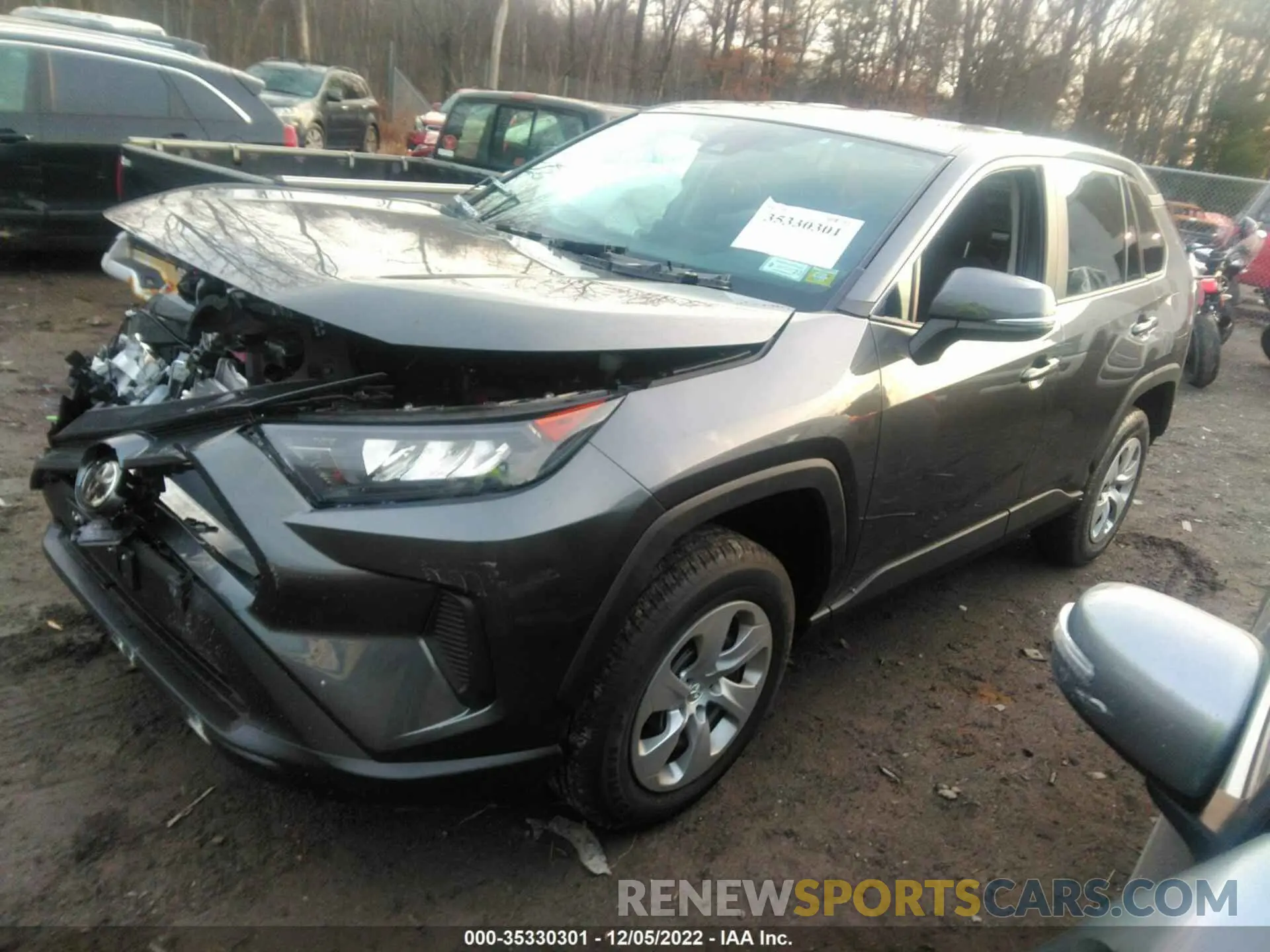 2 Photograph of a damaged car 2T3G1RFV1NC307801 TOYOTA RAV4 2022