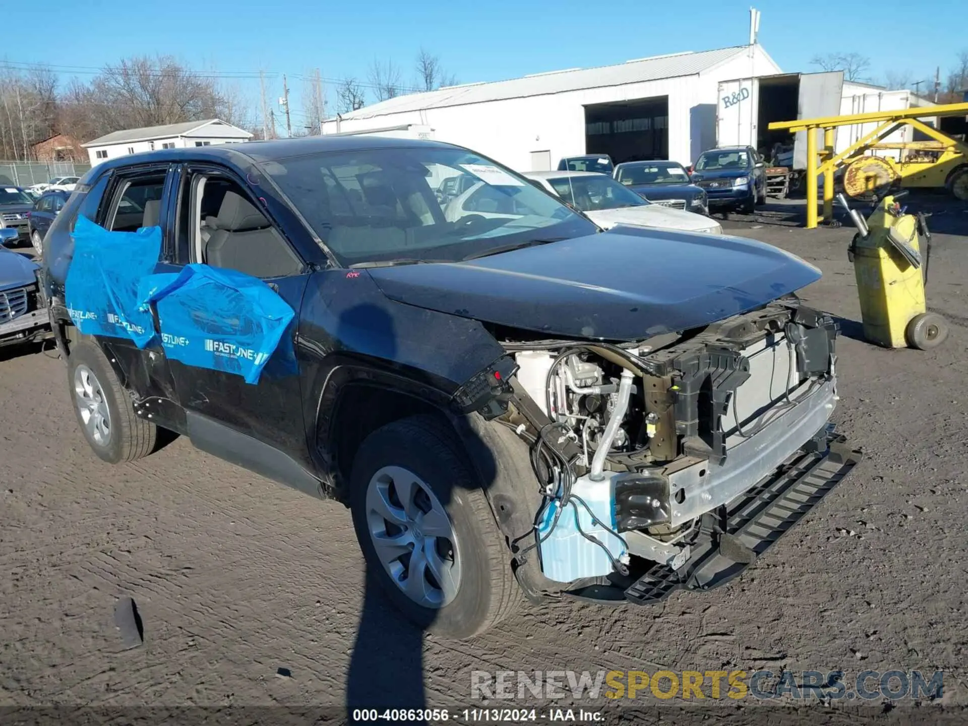 1 Photograph of a damaged car 2T3G1RFV3NW281250 TOYOTA RAV4 2022