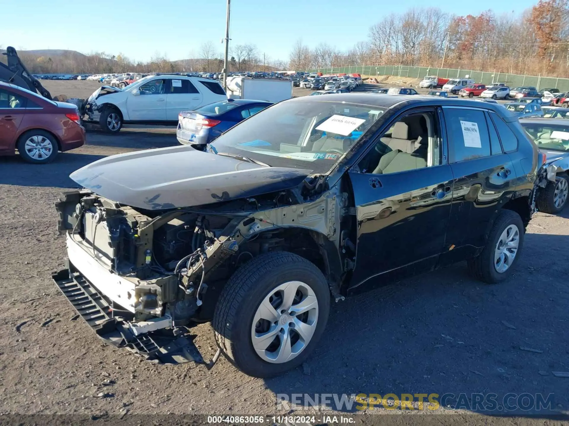 2 Photograph of a damaged car 2T3G1RFV3NW281250 TOYOTA RAV4 2022