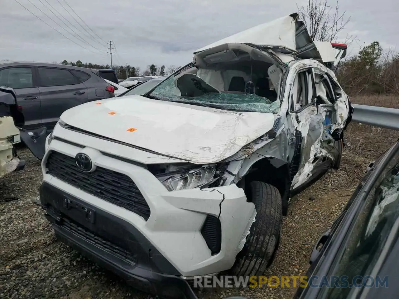 1 Photograph of a damaged car 2T3G1RFV5NW297496 TOYOTA RAV4 2022