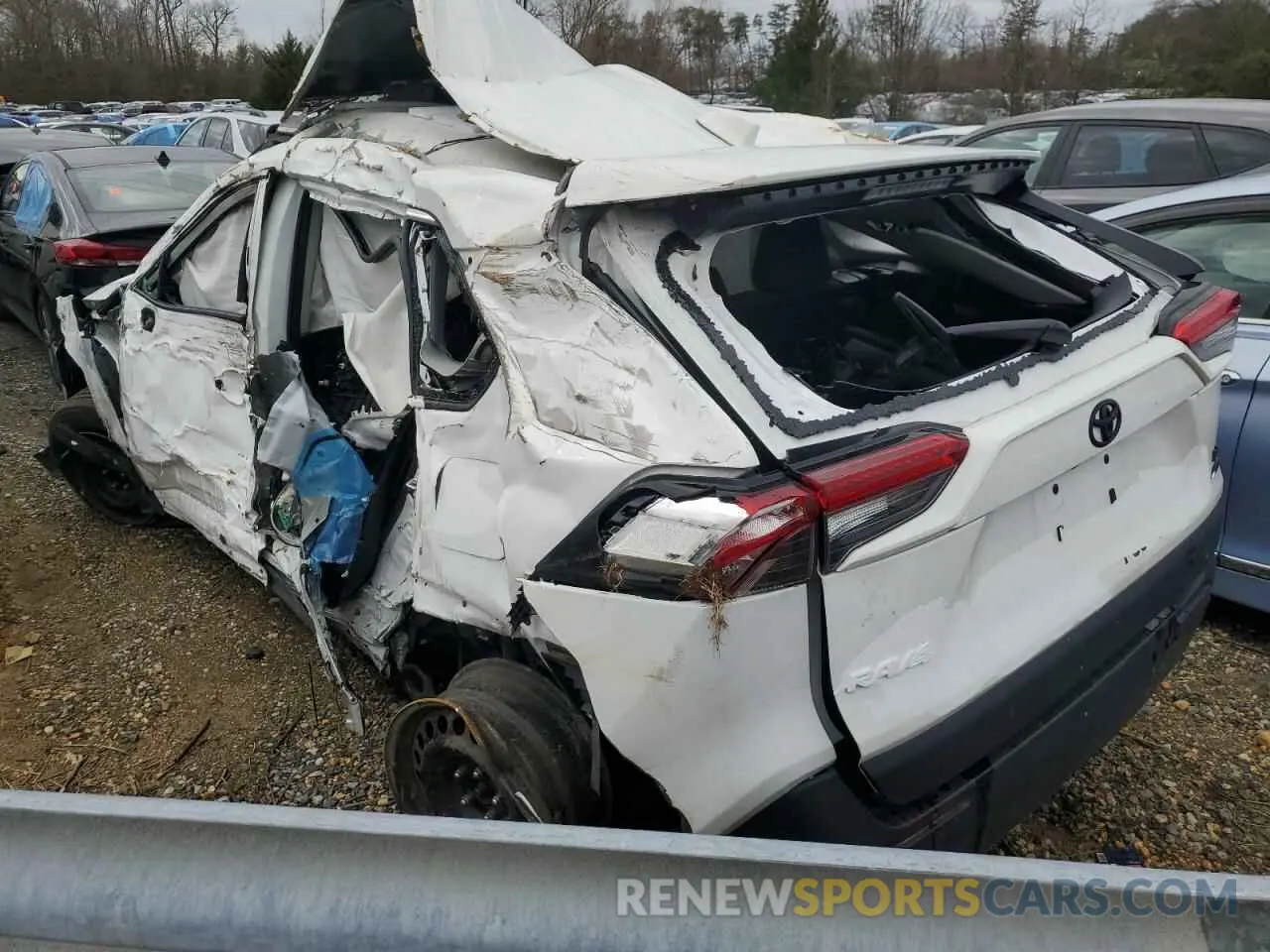 2 Photograph of a damaged car 2T3G1RFV5NW297496 TOYOTA RAV4 2022