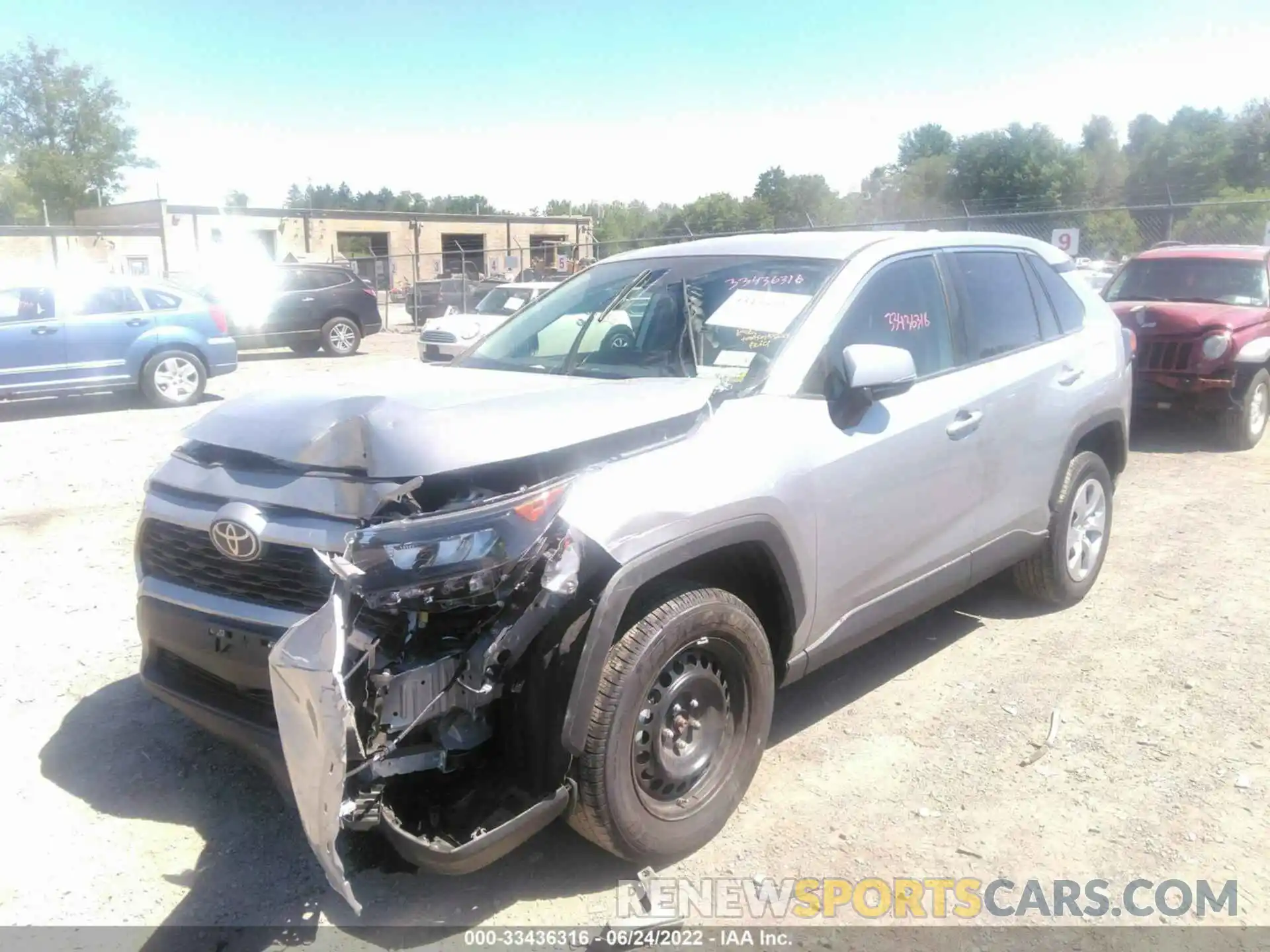 2 Photograph of a damaged car 2T3G1RFV7NC274173 TOYOTA RAV4 2022