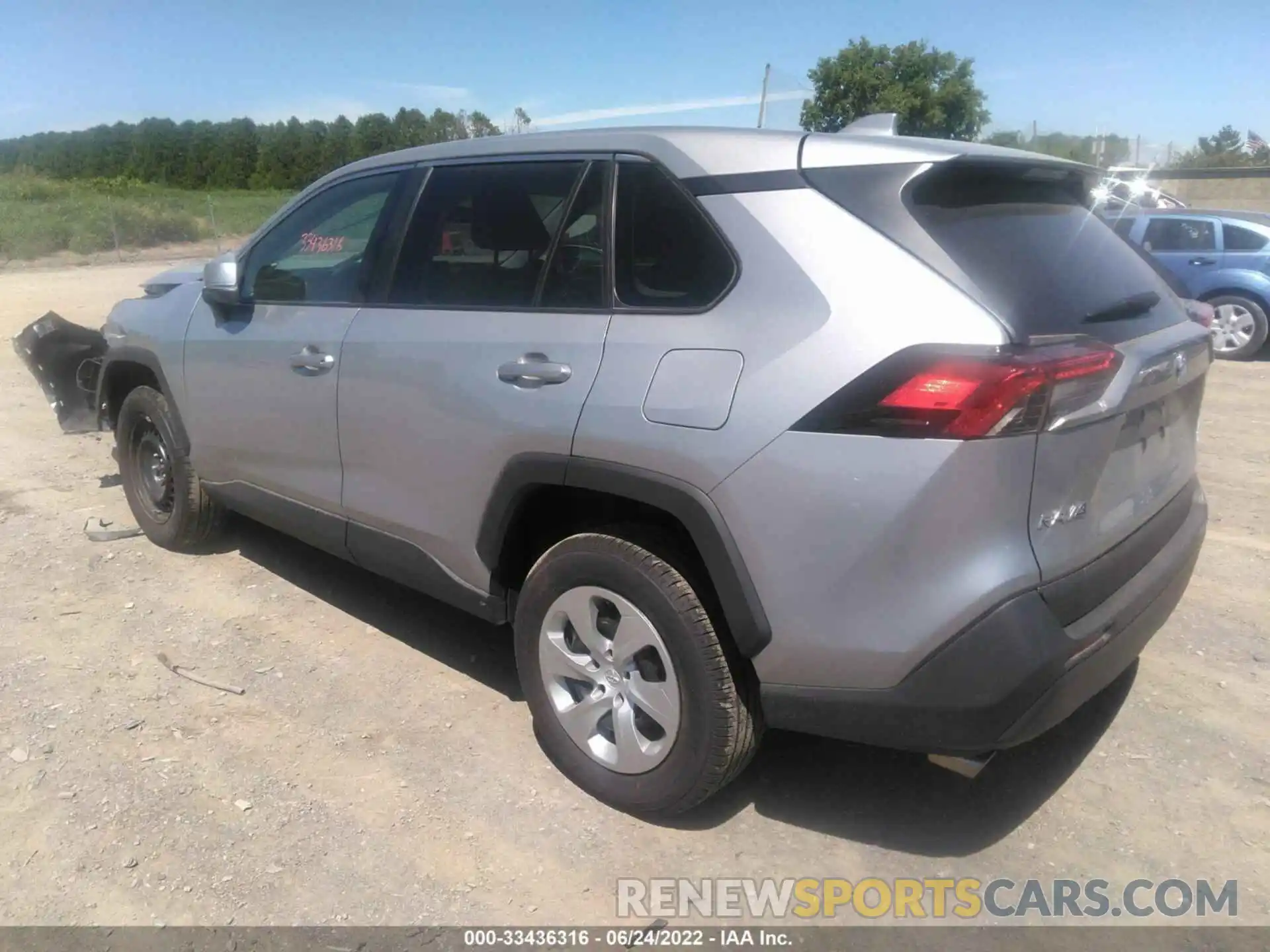 3 Photograph of a damaged car 2T3G1RFV7NC274173 TOYOTA RAV4 2022