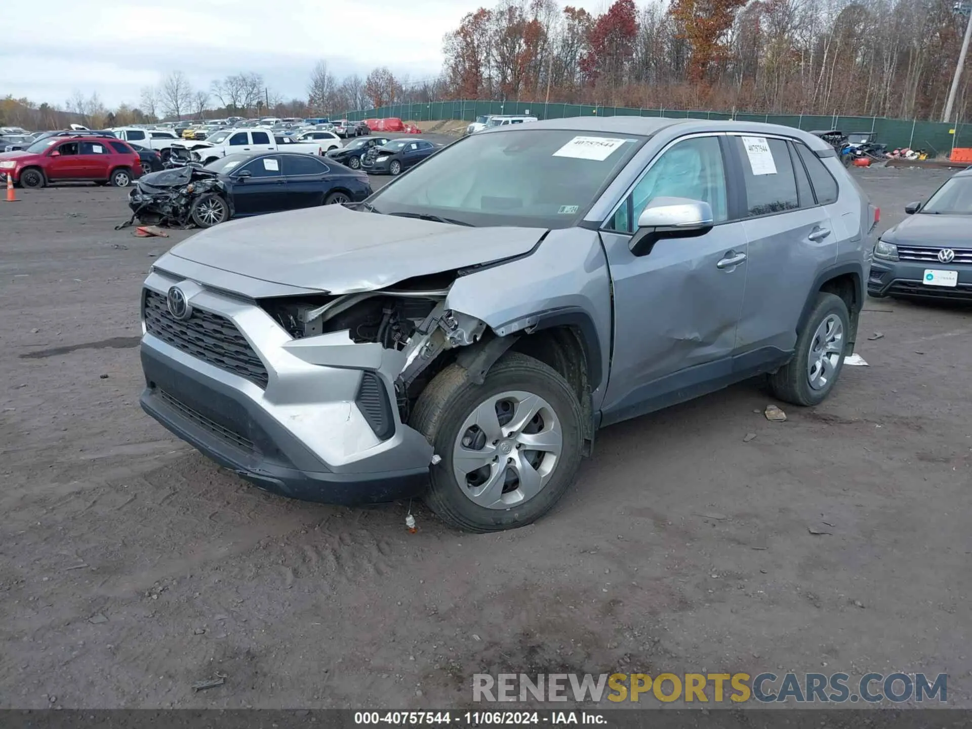 2 Photograph of a damaged car 2T3G1RFV7NW281915 TOYOTA RAV4 2022