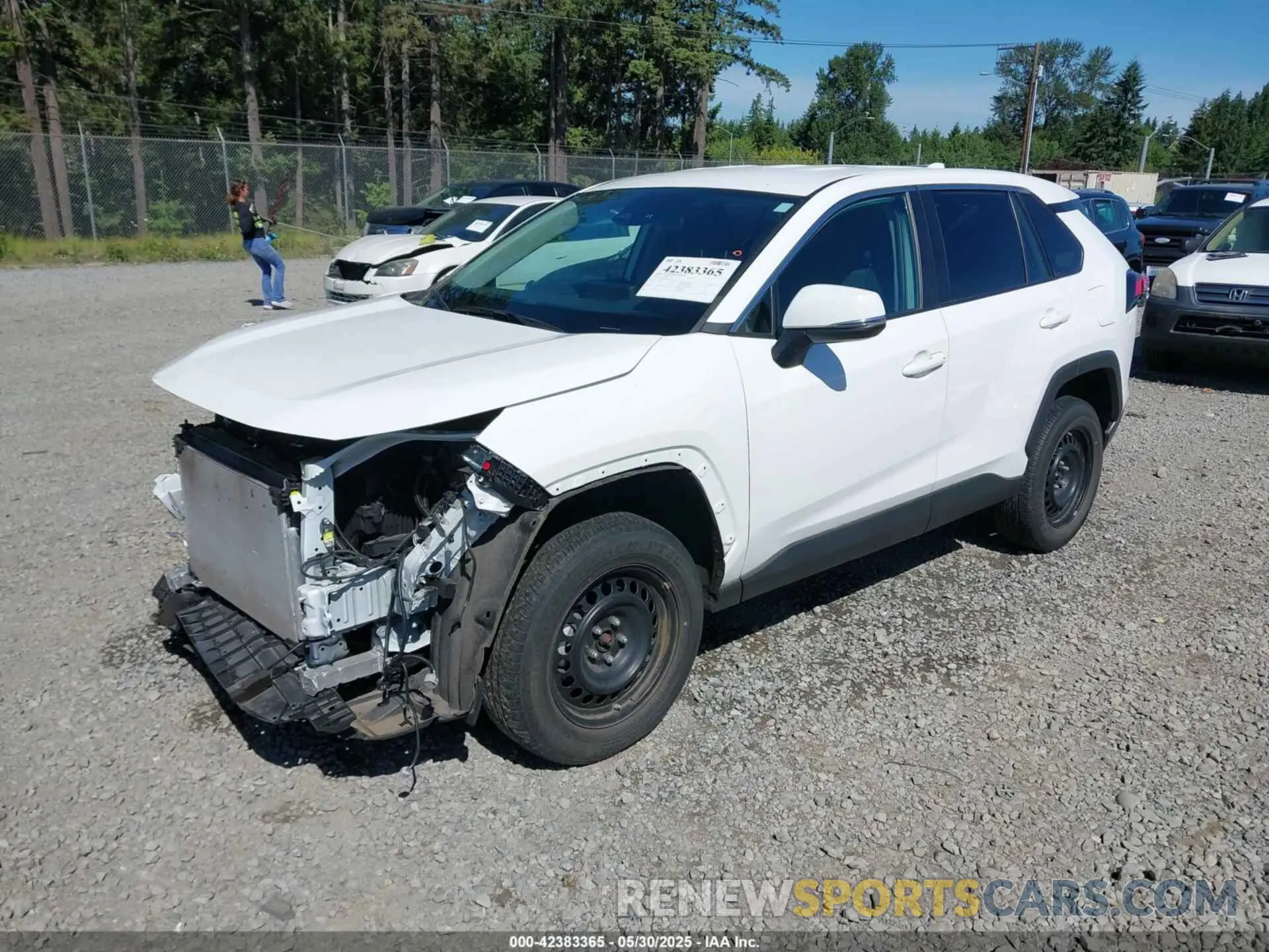 2 Photograph of a damaged car 2T3G1RFV9NC262896 TOYOTA RAV4 2022