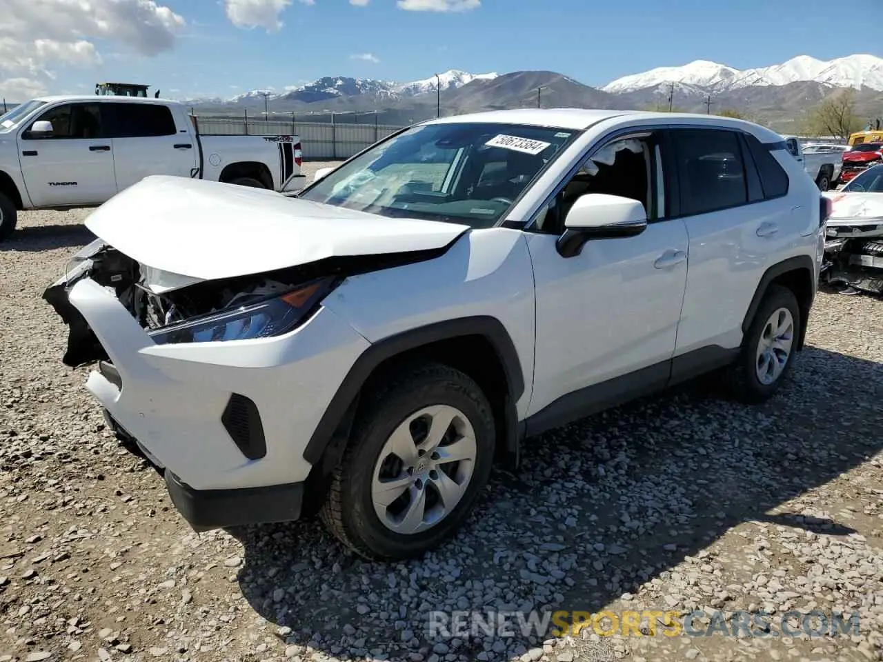 1 Photograph of a damaged car 2T3G1RFVXNC266715 TOYOTA RAV4 2022