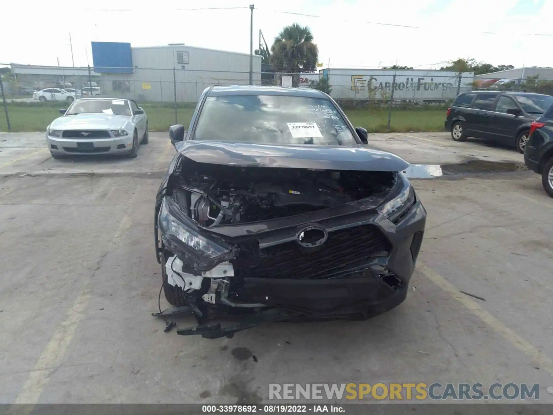 6 Photograph of a damaged car 2T3H1RFV0NW202489 TOYOTA RAV4 2022