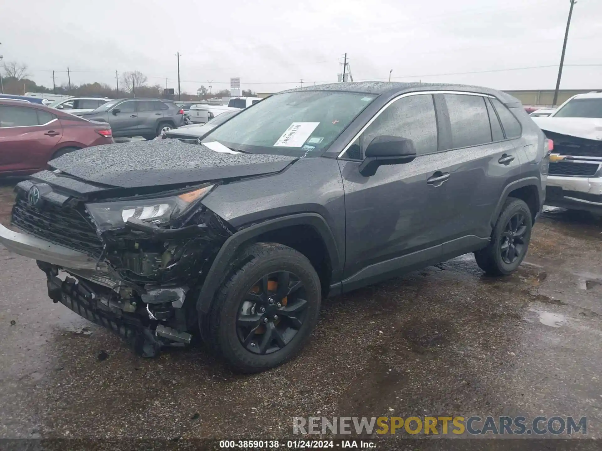 2 Photograph of a damaged car 2T3H1RFV0NW216554 TOYOTA RAV4 2022