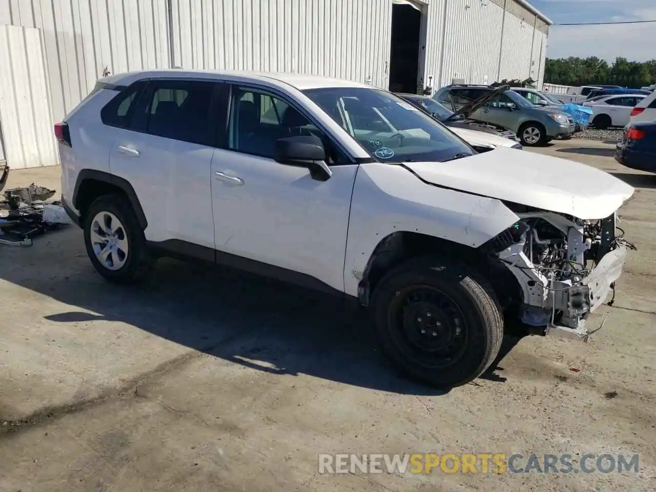 4 Photograph of a damaged car 2T3H1RFV1NC178446 TOYOTA RAV4 2022