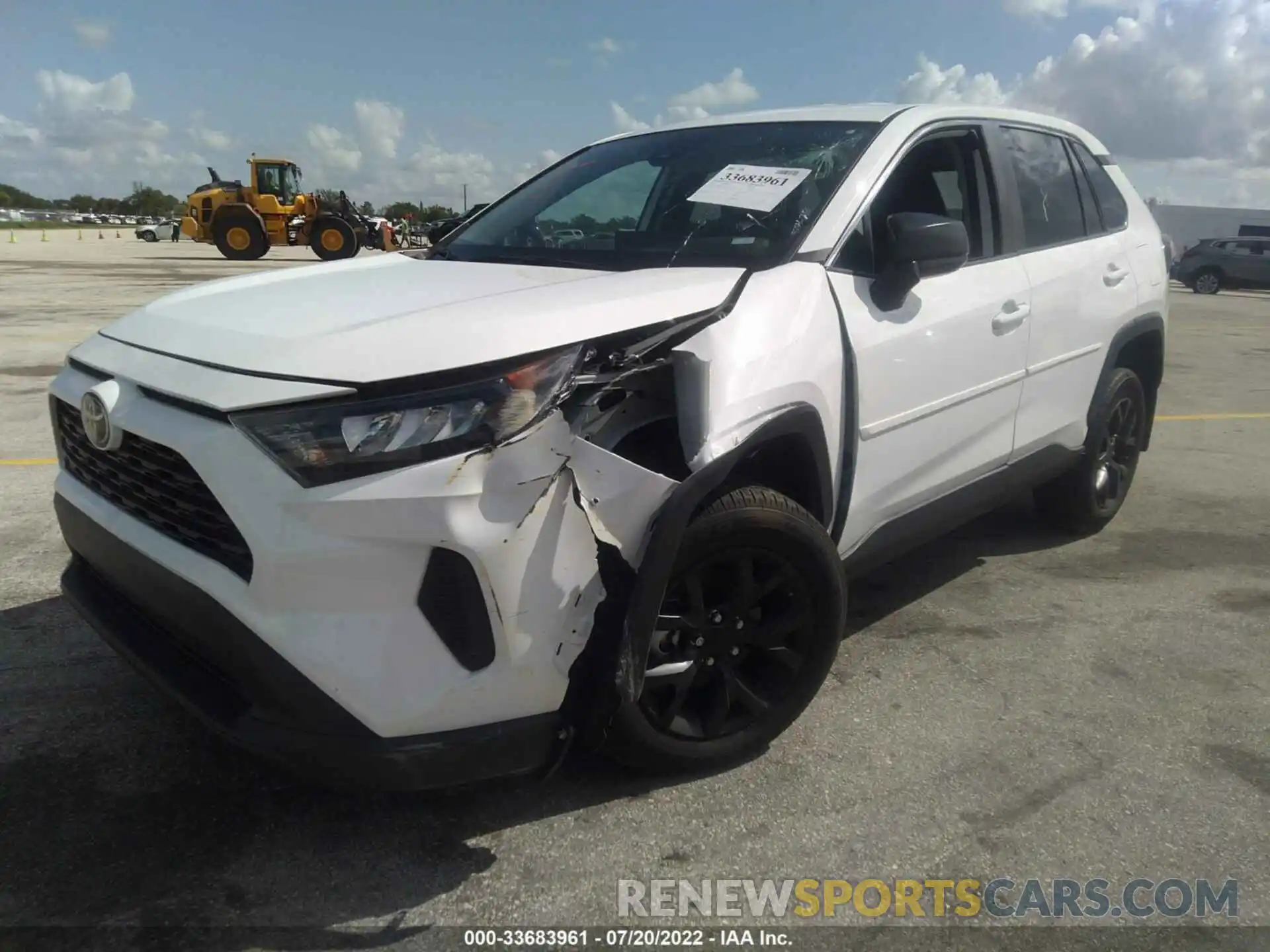 2 Photograph of a damaged car 2T3H1RFV1NC186787 TOYOTA RAV4 2022