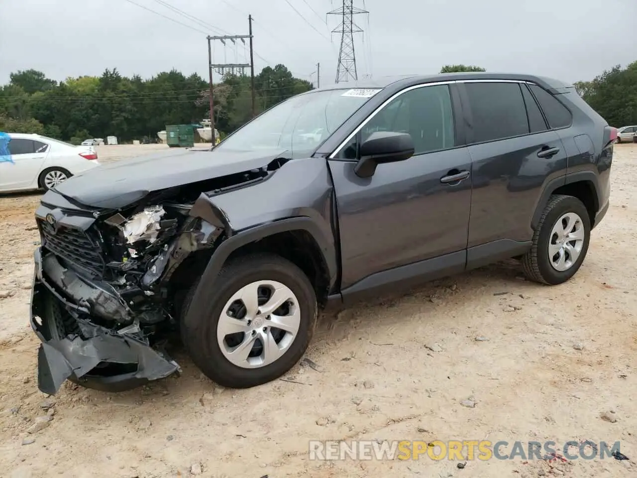 1 Photograph of a damaged car 2T3H1RFV2NC192906 TOYOTA RAV4 2022