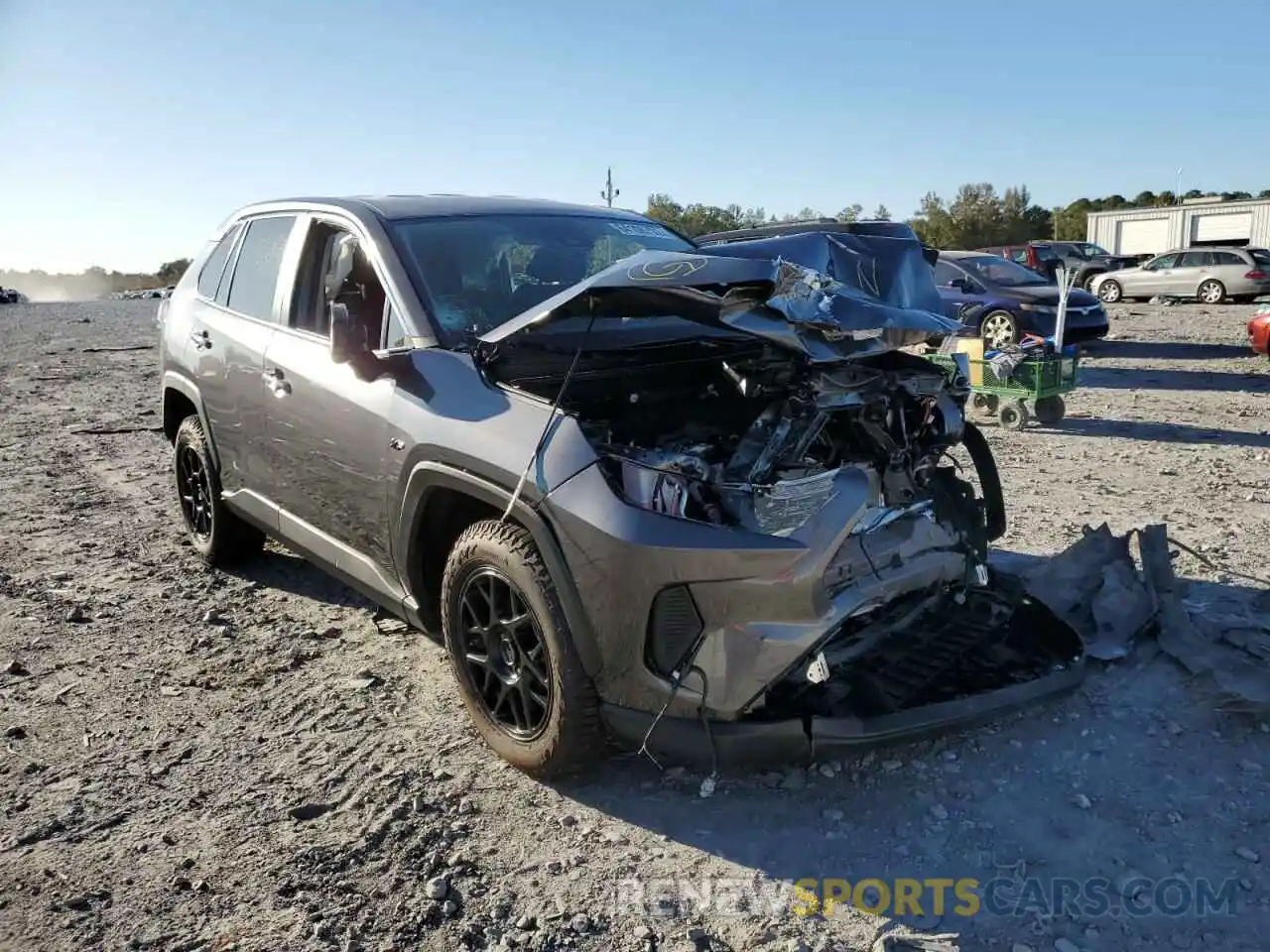 1 Photograph of a damaged car 2T3H1RFV2NC197801 TOYOTA RAV4 2022