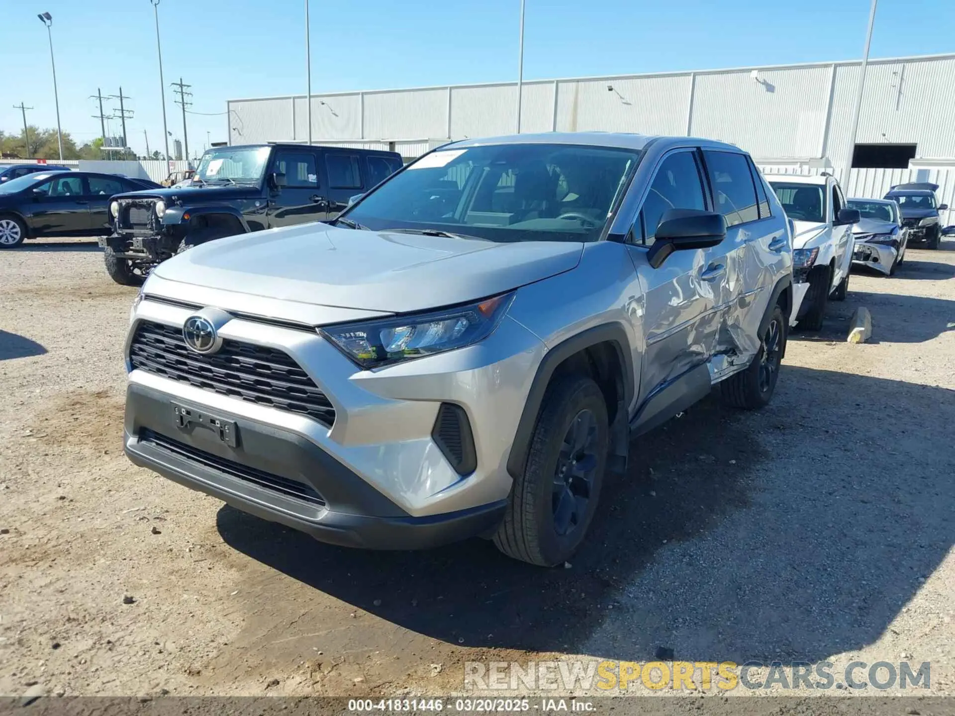 2 Photograph of a damaged car 2T3H1RFV2NW221092 TOYOTA RAV4 2022