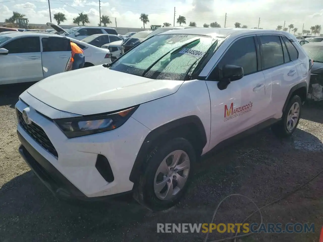 1 Photograph of a damaged car 2T3H1RFV2NW226518 TOYOTA RAV4 2022