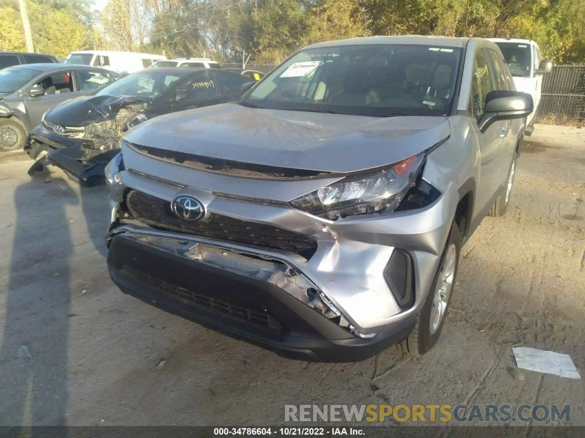 6 Photograph of a damaged car 2T3H1RFV3NC174575 TOYOTA RAV4 2022