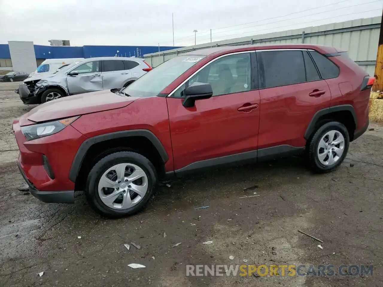 1 Photograph of a damaged car 2T3H1RFV3NW193139 TOYOTA RAV4 2022