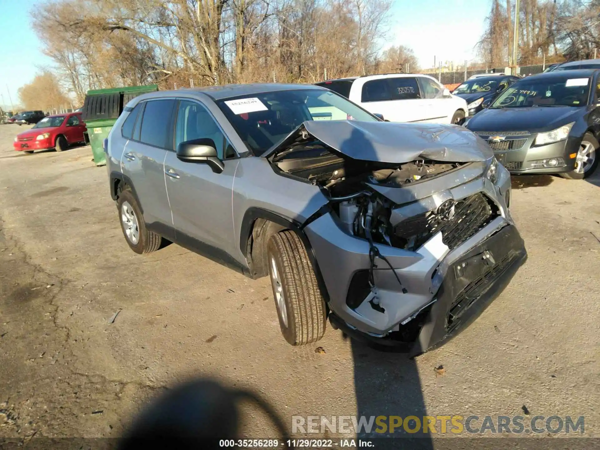 1 Photograph of a damaged car 2T3H1RFV3NW202115 TOYOTA RAV4 2022