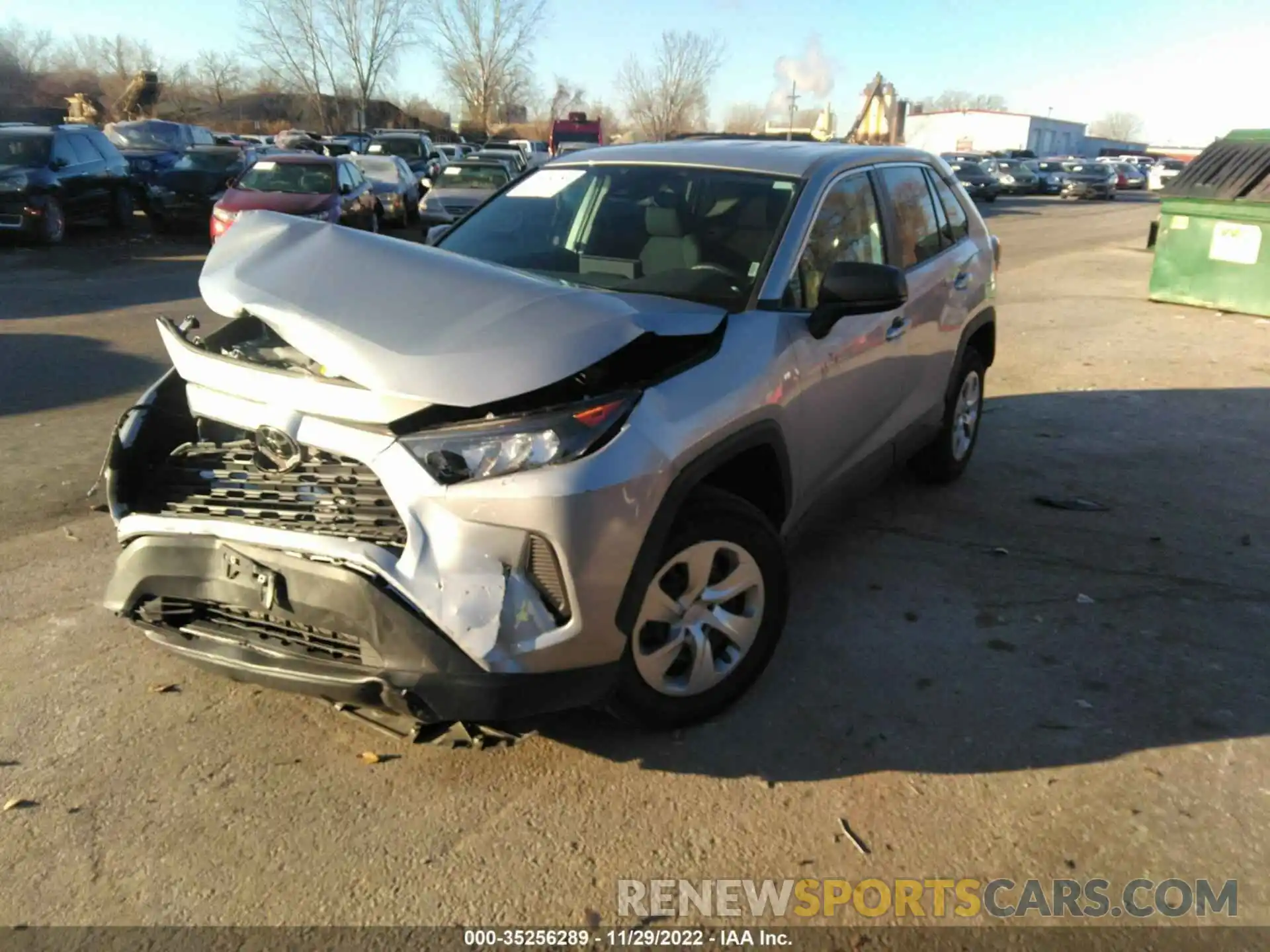 2 Photograph of a damaged car 2T3H1RFV3NW202115 TOYOTA RAV4 2022