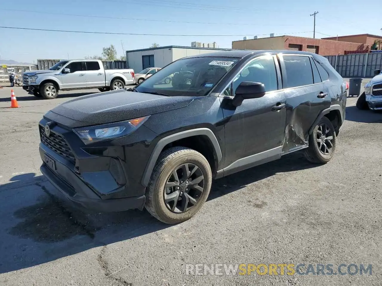 1 Photograph of a damaged car 2T3H1RFV5NW204772 TOYOTA RAV4 2022